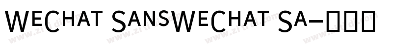 WeChat SansWeChat Sa字体转换